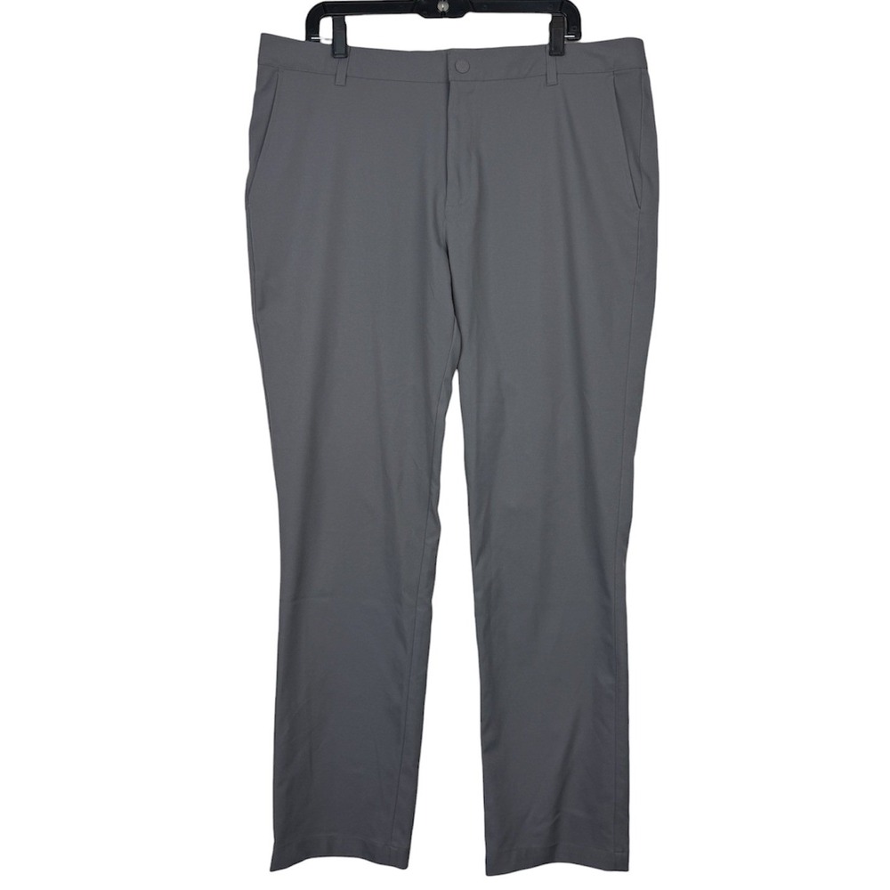 Puma Golf Pants Men 36x32 Jackpot Performance Moisture Wicking Gray 599243-08